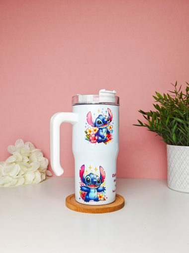 Cartoon tumbler with handle
