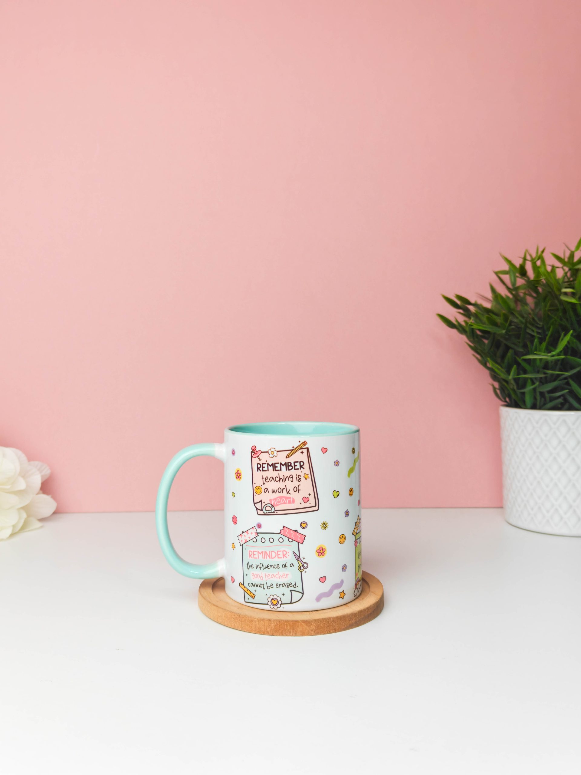 Teacher reminders mug